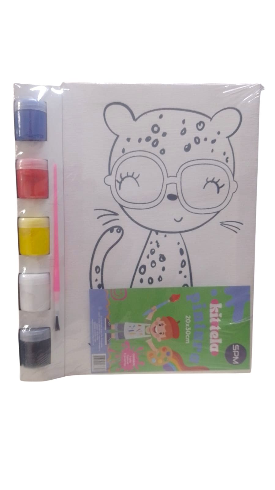 TELA PINTURA DESENHADA KIT 20X30